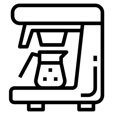 kahve makinesi vektör simgesi