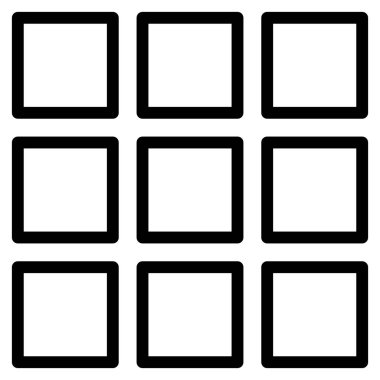 Web, vektör illüstrasyonu için uygulama simgesi