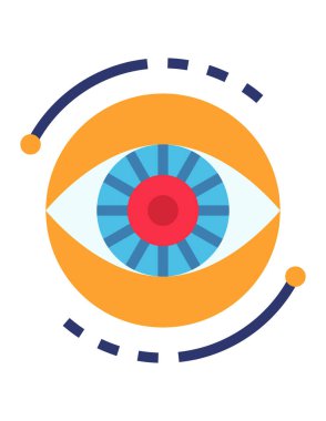 Kamera simgesi, vektör illüstrasyonu 