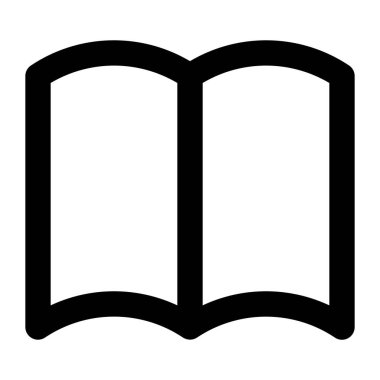 kitap düz simgesi, vektör illüstrasyonu 