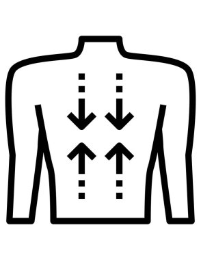 giysi satırı vektör simgesi