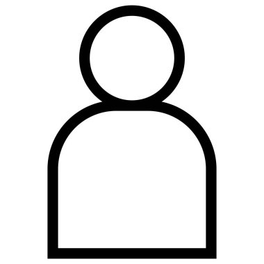 Web, vektör illüstrasyonu için kullanıcı simgesi 