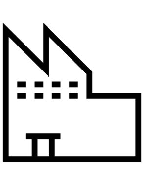 Web, vektör illüstrasyonu için sanayi simgesi 