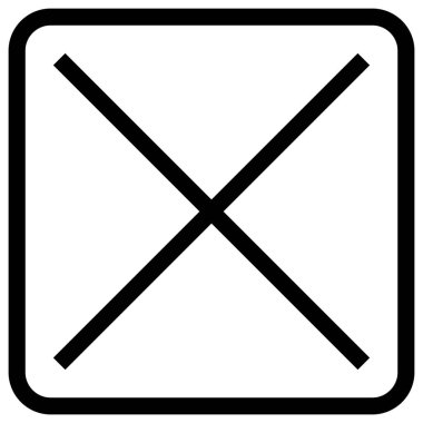 Sigara ikonu yok. vektör illüstrasyonu