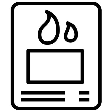 Düz simge yakan kaloriler, vektör illüstrasyonu 