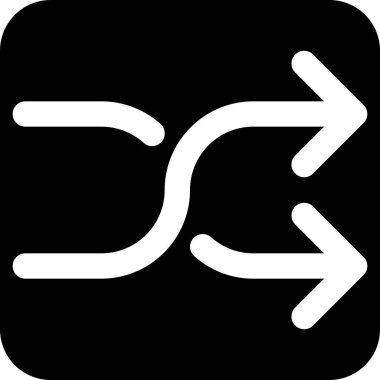 Web, vektör illüstrasyonu için karıştırma simgesi