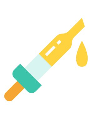 cerrahi damla düz simge, vektör illüstrasyon 