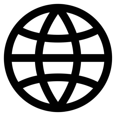 Web, vektör illüstrasyonu için genel simge