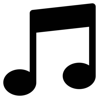 Web, vektör illüstrasyonu için müzik simgesi