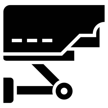 Web sitesi, uygulama, sunum, broşür vb için ccctv modern konsept ui / ux simgesi.