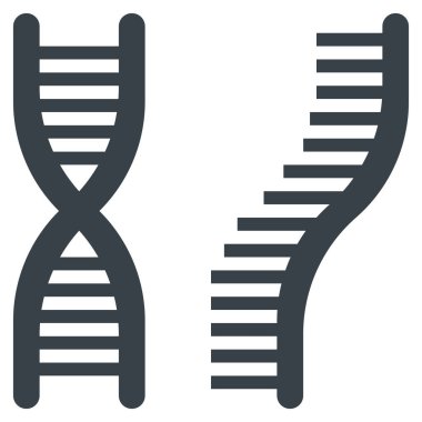 DNA simgesi, vektör illüstrasyonu