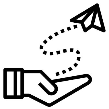 Web için hayal simgesi, vektör illüstrasyonu 