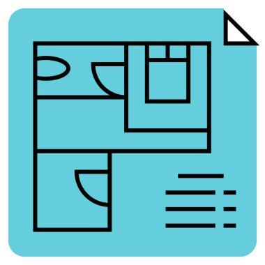  zemin simgesi, vektör illüstrasyonu       