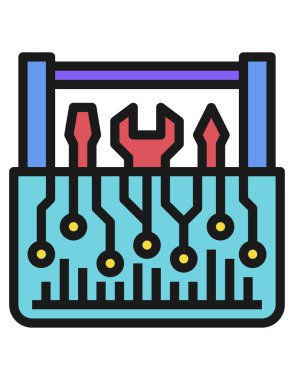 tornavida satır vektör simgesi