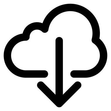 Düz simge, vektör illüstrasyonu indir