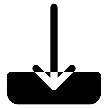 bağış düz simgesi, vektör illüstrasyonu