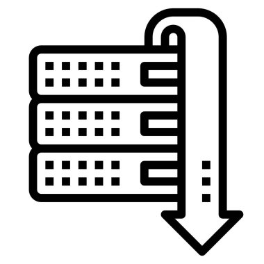 arka düz simge, vektör illüstrasyonu