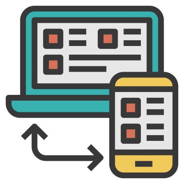 Web, vektör illüstrasyonu için masaüstü simgesi