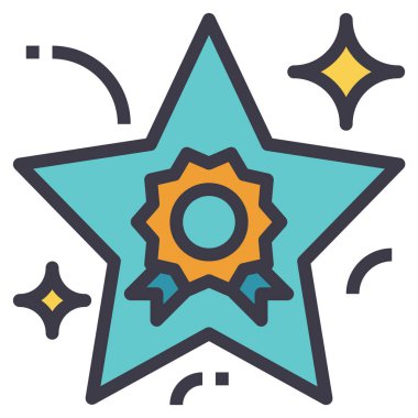 mükemmel düz simge, vektör illüstrasyonu