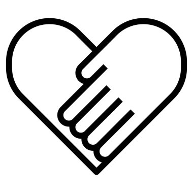 kalp çizgisi vektör simgesi