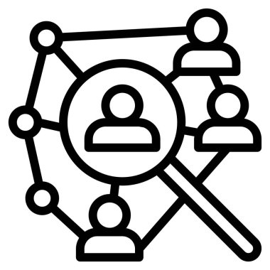 ağ, vektör illüstrasyonu için ağ konsepti simgesi