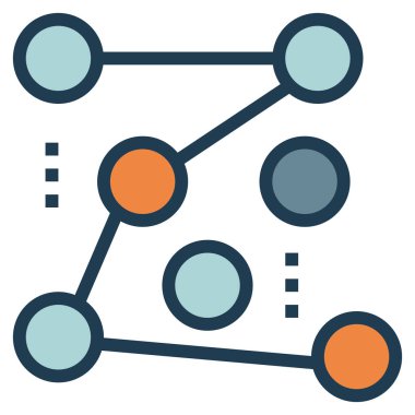 Web için rastgele simge, vektör illüstrasyonu 