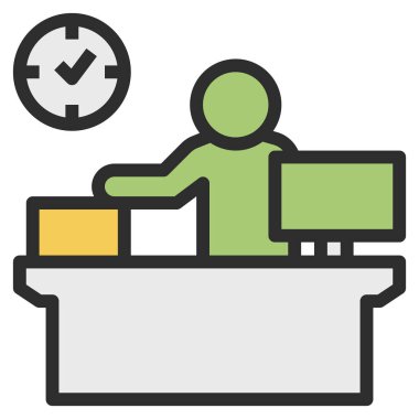 Web için ön simge, vektör illüstrasyonu