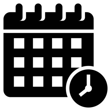 tarih simgesi, vektör illüstrasyonu