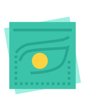 Web için paket simgesi, vektör illüstrasyonu 