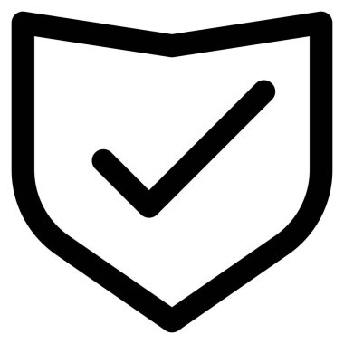 Web için güvenlik simgesi, vektör illüstrasyonu