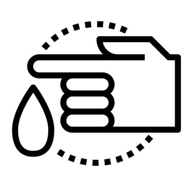 Oruç düzlüğü simgesi, vektör illüstrasyonu