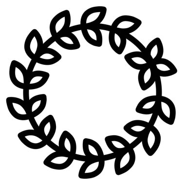 Web için çiçek simgesi, vektör illüstrasyonu