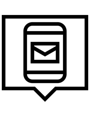 e- posta simgesi vektör illüstrasyonu