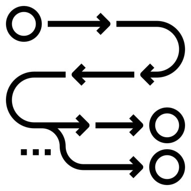 Web, vektör simgesi için akış simgesi 