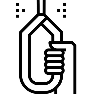 Web için tırabzan simgesi, vektör illüstrasyonuName 