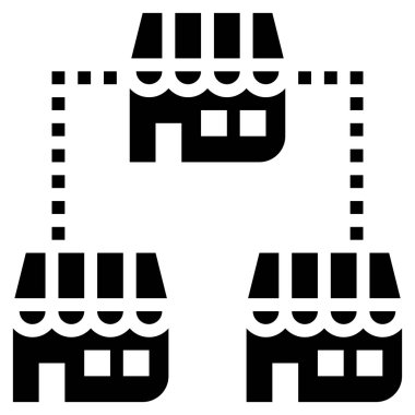 Web, vektör illüstrasyonu için iş konsepti simgesi