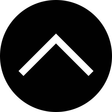 Web, web sitesi, vektör illüstrasyonu için yukarı simge