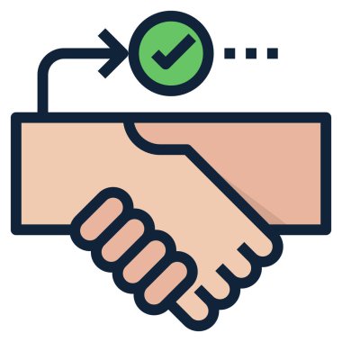 varsayımsal düz simge, vektör illüstrasyonu