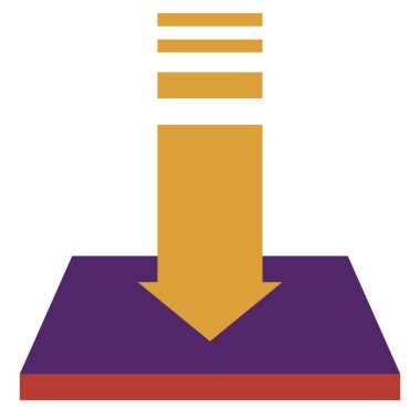 Web, vektör illüstrasyonu için simge yükle 