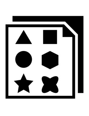  veri simgesi, vektör illüstrasyonu