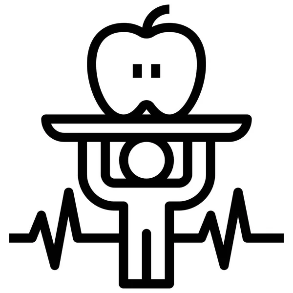 Gesundheits Symbol Für Web Vektor Illustration — Stockvektor