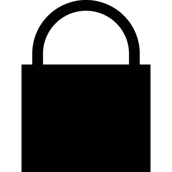 Lock Icon Web Vector Illustration — Stock Vector