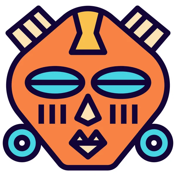 Ícone Tribal Para Web Ilustração Vetorial — Vetor de Stock