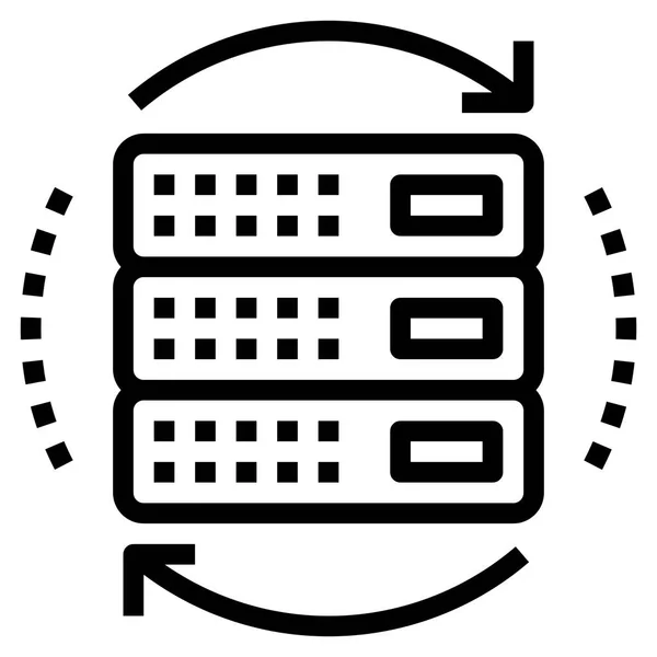 Rinnovare Icona Web Illustrazione Vettoriale — Vettoriale Stock