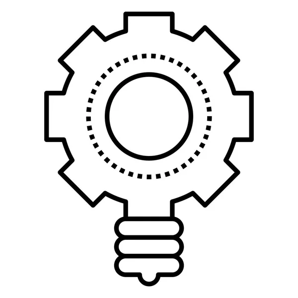 Ícone Lâmpada Ilustração Vetorial —  Vetores de Stock