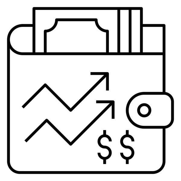 Εικονίδιο Έννοιας Χρημάτων Για Web Διανυσματική Απεικόνιση — Διανυσματικό Αρχείο