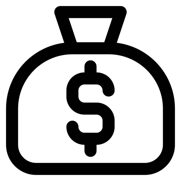 Money Concept Icon Web Vector Illustration — Stock Vector