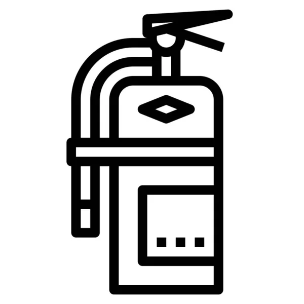Feuer Symbol Für Web Vektor Illustration — Stockvektor
