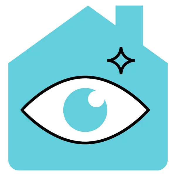 Haus Symbol Für Web Vektor Illustration — Stockvektor