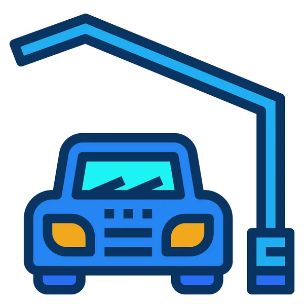 Parking Modern Conception Icon Website Vector Illustration — 스톡 벡터